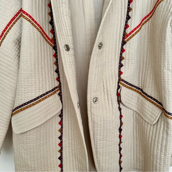 ba&sh Siago quilted embroidered jacket - Picture 7 of 9